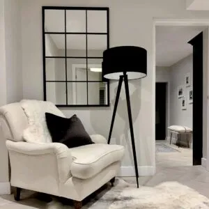 Espejo Ventana Rectangular Marco En Herrería 130cm x 100cm