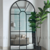 Espejo Tipo Ventana Arqueada Marco En Herrería 180cm x 100cm