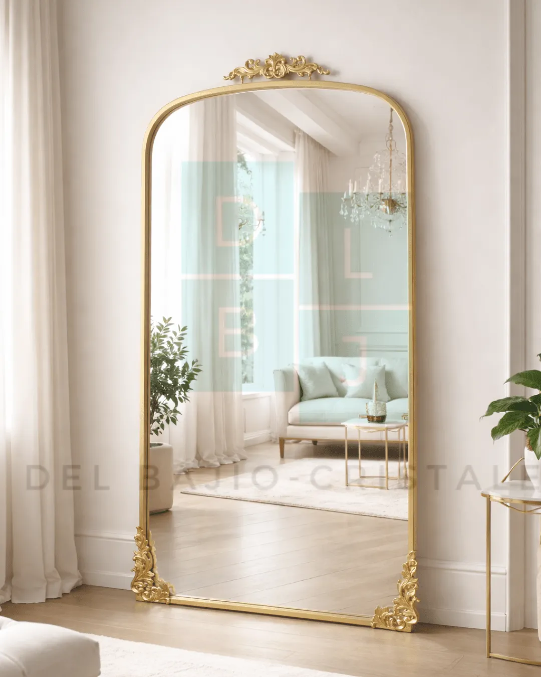 Espejo Vintage de Cuerpo Completo en Herrería 180 × 90 cm