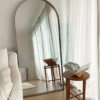 Espejo Arqueado Cuerpo Completo Marco En Herrería Profundo 180cm x 90cm