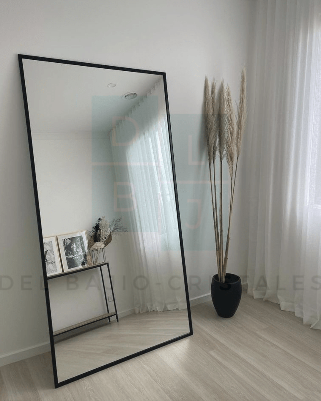 Espejo Rectangular Cuerpo Completo Marco En Herrería 180cm x 100cm