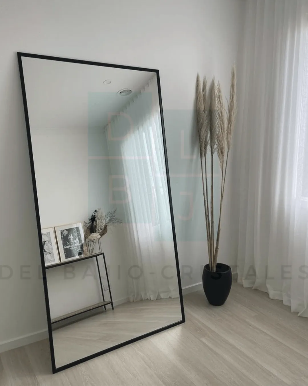 Espejo Rectangular Cuerpo Completo Marco En Herrería 180cm x 100cm
