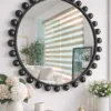 Espejo Circular Marco En Herrería Esferas Decorativas 100cm de diametro - Imagen 5