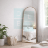 Espejo Arqueado Cuerpo Completo Marco En Herrería 180cm x 50cm Con Pie De Apoyo - Imagen 3