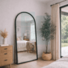 Espejo Arqueado Cuerpo Completo Marco En Herrería 180cm x 80cm Con Pie De Apoyo - Imagen 3