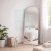 Espejo Arqueado Cuerpo Completo Marco En Herrería 180cm x 50cm Con Pie De Apoyo - Imagen 5