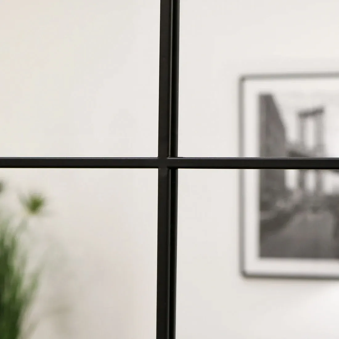 Espejo Tipo Ventana Arqueada Marco En Herrería 180cm x 100cm - Imagen 2