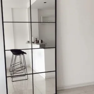 Espejo Ventana Rectangular Marco En Herrería 180cm x 100cm