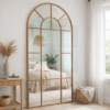 Espejo Tipo Ventana Arco Marco En Herrería 180cm x 100cm - Imagen 4