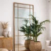 Espejo Rectangular Cuerpo Completo Decorativo Marco En Herrería 180cm x 100cm - Imagen 4