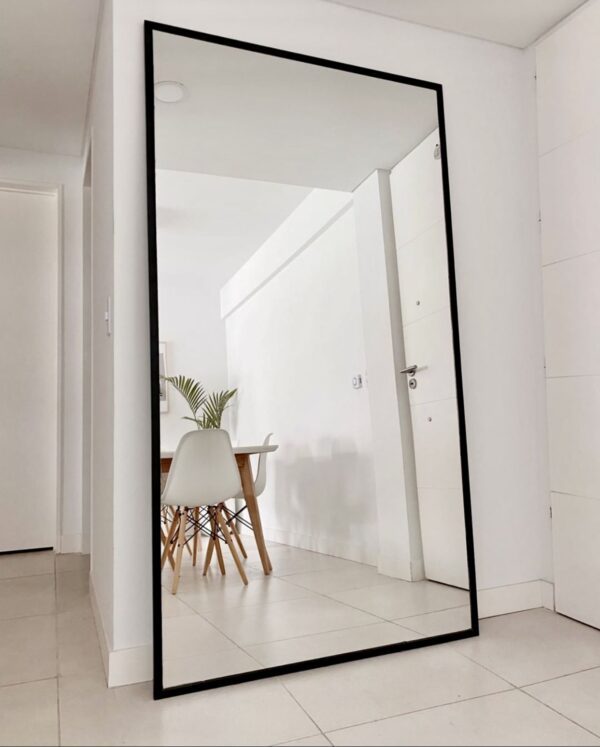 Espejo Rectangular Cuerpo Completo Marco En Herrería 180cm x 100cm