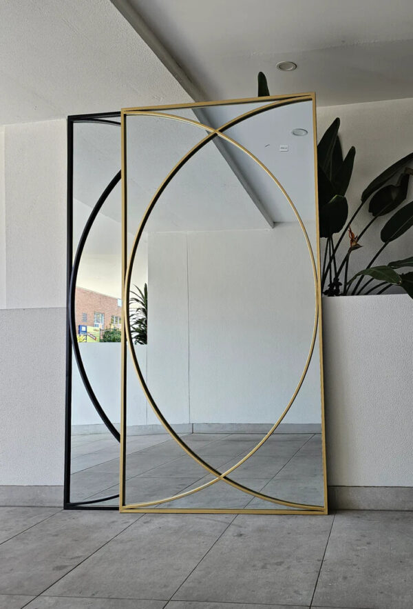 Espejo Cuerpo Completo Minimalista En Herrería 180cm x 100cm - Imagen 4