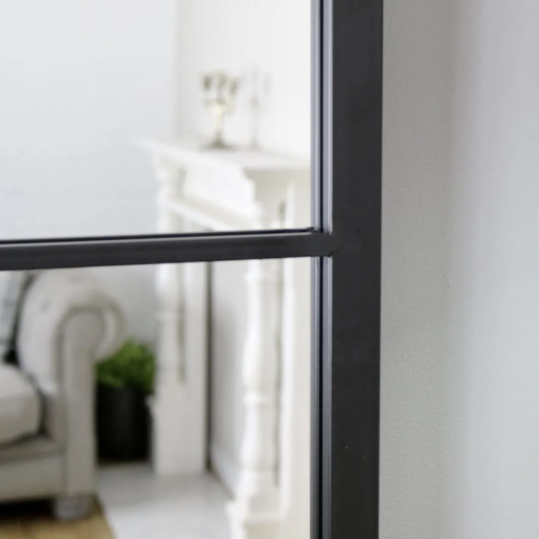 Espejo Tipo Ventana Arqueada Marco En Herrería 180cm x 100cm - Imagen 3