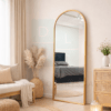 Espejo Arqueado Cuerpo Completo Marco en Herrería 180cm x 50cm - Imagen 2