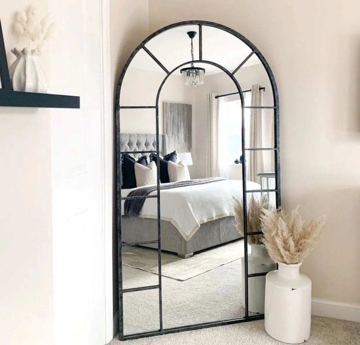 Espejo Marco En Herrería Ventana 180cm x 100cm - Imagen 2