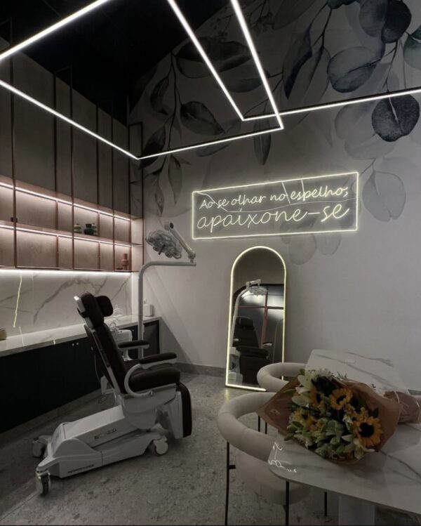 Espejo Arqueado Marco en Herrería 180cm x 70cm Con Luz Led Neón - Imagen 3