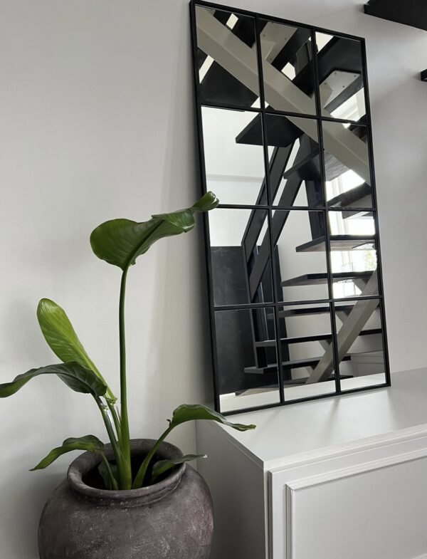 Espejo Ventana Rectangular Marco En Herrería 130cm x 100cm - Imagen 4