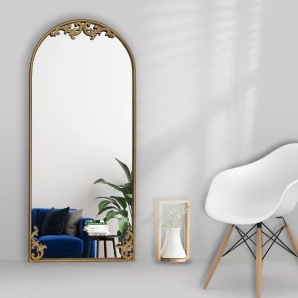 Espejo Arqueado Vintage Marco En Herrería 180cm x 80cm - Imagen 2