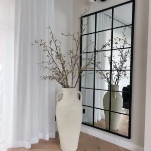 Espejo Ventana Cuerpo Completo Marco En Herrería 200cm x 100cm