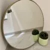 Espejo Circular Marco En Herrería Al Ras 100cm De Diámetro - Imagen 2