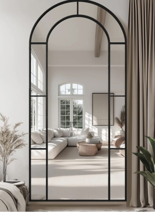 Espejo Diseño Ventana Marco de Hierro 180x100cm - Imagen 2