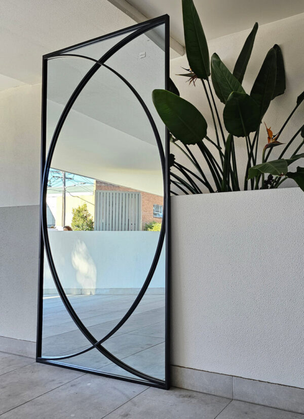Espejo Cuerpo Completo Minimalista En Herrería 180cm x 100cm - Imagen 5