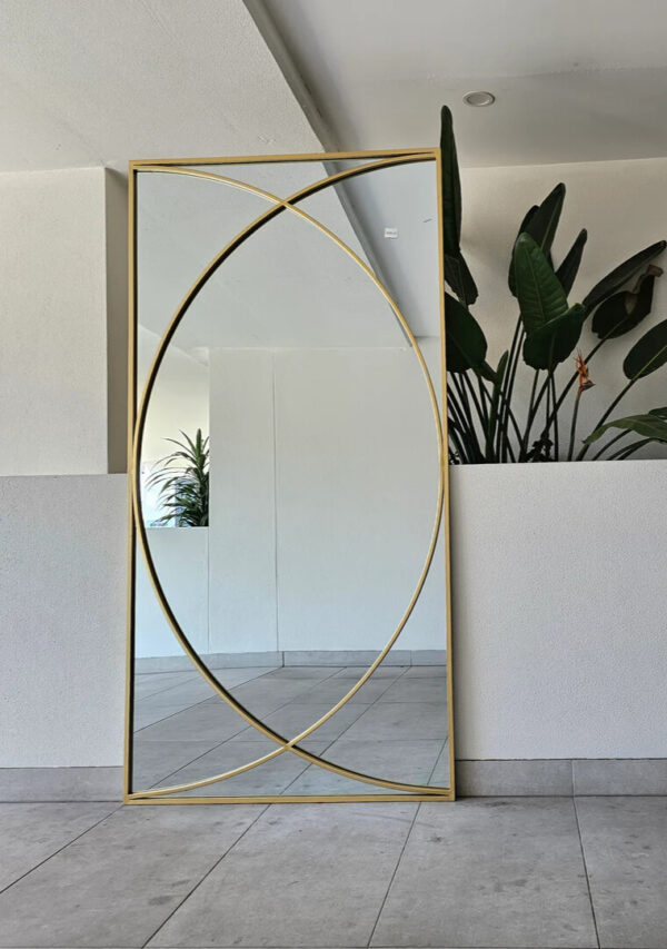 Espejo Cuerpo Completo Minimalista En Herrería 180cm x 100cm - Imagen 2
