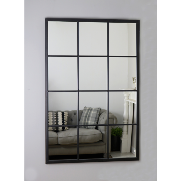 Espejo Ventana Rectangular Marco En Herrería 130cm x 100cm - Imagen 3